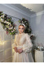 Dilay Evening Gown in Beige