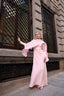 Ajda Evening Gown in Powder Pink