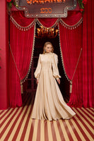 Elanora Evening Dress Beige