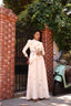 Mihra Evening Gown in Beige