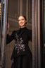 Mihra Evening Gown in Black