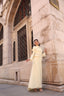 Bihter Evening Gown in Yellow