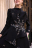 Mihra Evening Gown in Black