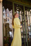 Nadima Evening Dress Yellow