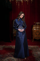 Mary Evening Dress Navy Blue