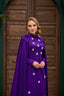 Taşlı Pelerin Evening Gown