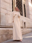 Ajda Evening Gown in Beige