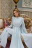 Gökçe Evening Dress Sky Blue