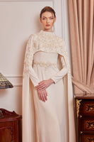Aleyna Evening Dress Beige