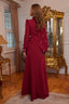 Nilda Evening Dress Burgundy