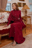Nilda Evening Dress Burgundy
