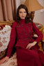 Sırma Evening Dress Burgundy