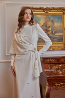 Nilda Evening Dress Ecru