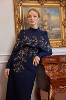 Selda Evening Dress Navy Blue