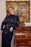 Selda Evening Dress Navy Blue