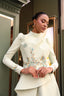 Mihra Evening Gown in Mint