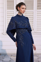 Gülda Evening Dress Navy Blue