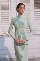 Rose Patterned Set Mint