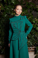 Sırma Evening Dress Emerald