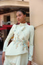 Mihra Evening Gown in Mint