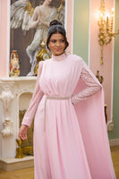 Gökçe Evening Dress Pink