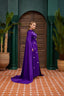 Taşlı Pelerin Evening Gown