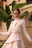 Mihra Evening Gown in Powder Pink