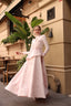 Mihra Evening Gown in Powder Pink