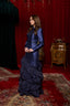 Elina Evening Dress Navy Blue
