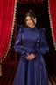 Mahra Evening Dress Navy Blue