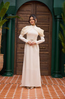 Stella Evening Dress Ecru