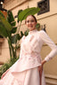 Mihra Evening Gown in Powder Pink