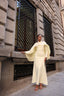 Ajda Evening Gown in Yellow