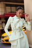 Mihra Evening Gown in Mint