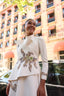 Mihra Evening Gown in Beige