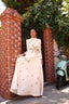 Mihra Evening Gown in Beige