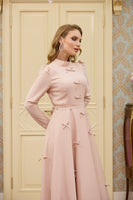 Nazlı Evening Dress Powder