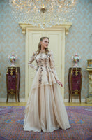 Zerena Evening Dress Beige