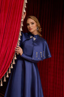 Sena Evening Dress Navy Blue