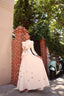 Mihra Evening Gown in Beige