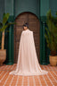 Taşlı Pelerin Evening Gown