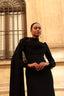 Afife Evening Gown in Black