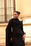 Afife Evening Gown in Black
