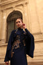 Canan Evening Gown in Navy