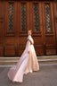 Fiona Evening Gown in Powder Pink