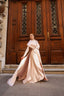 Fiona Evening Gown in Powder Pink