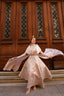 Fiona Evening Gown in Powder Pink