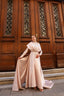 Fiona Evening Gown in Powder Pink