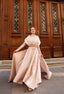 Fiona Evening Gown in Powder Pink