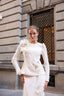 Lorin Evening Gown in Beige
